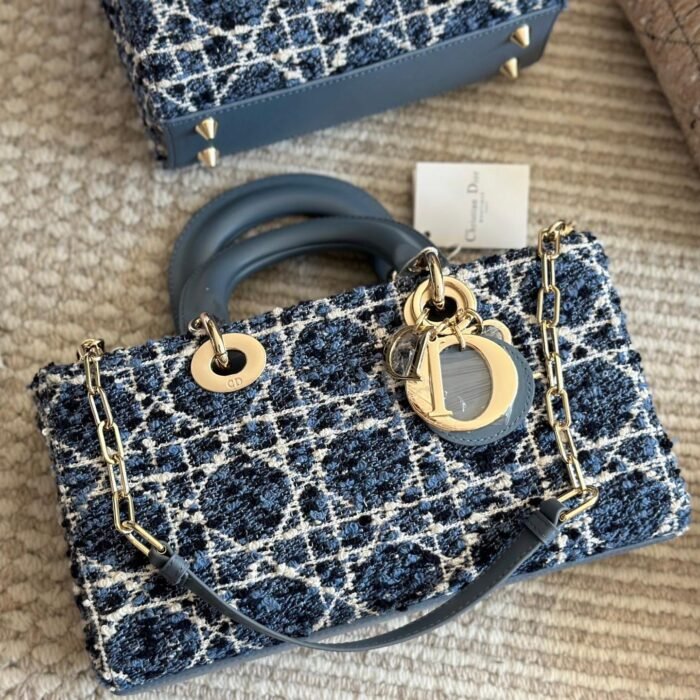 Dior Lady DJOY Toffee Bag Shoulder Crossbody Tote Bag - Image 4