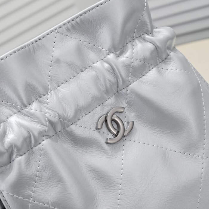 Chanel Drawstring Trash Bag Shoulder Bag Handbag - Image 6