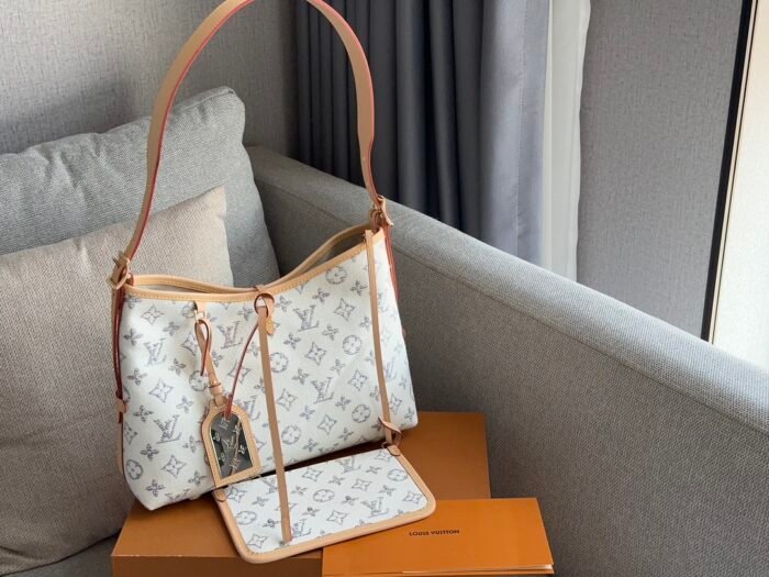 ⁦Louis Vuitton CarryAll M24707 M46203 M46197 Shoulder Bag Handbag⁩ - الصورة ⁦2⁩