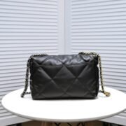 Chanel Lambskin Quilted Medium19 Flap Shoulder Bag Handbag - Image 3