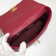 Chanel Lambskin Quilted Small 19 Flap Shoulder Bag Handbag - Image 9
