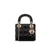 Dior Mini Lady Bag-Lambskin shoulder bag - Image 9