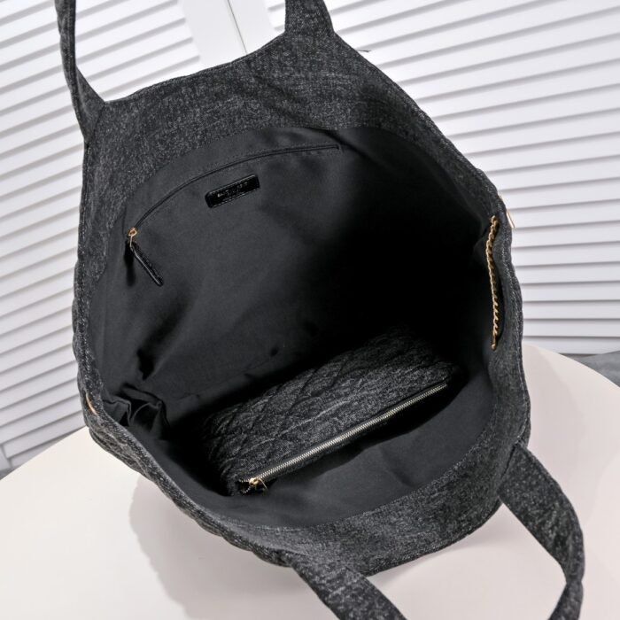 ⁦Saint Laurent YSL Icar Maxi Shopping Bag In Quilted  Shoulder Bag Handbag⁩ - الصورة ⁦8⁩