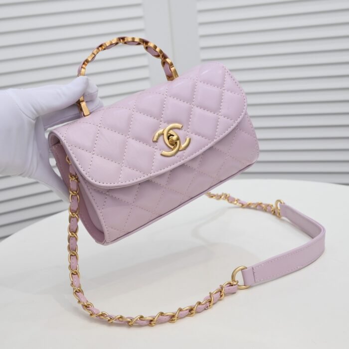 Chanel Handle Double C  Shoulder Bag Handbag - Image 5