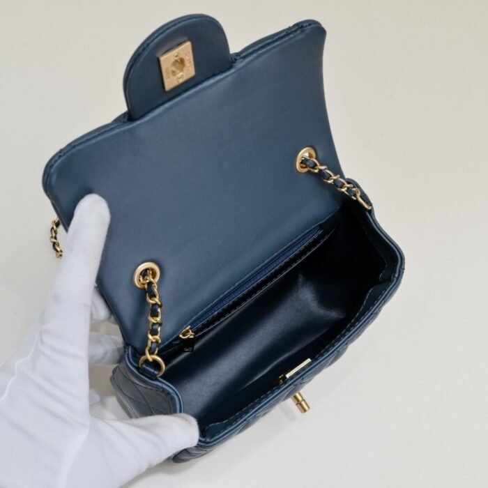 ⁦Chanel Cross Body Metal Ball Chain Shoulder Bag Handbag⁩ - الصورة ⁦7⁩