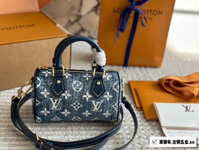 ⁦Louis Vuitton Speedy nano Shoulder Bag Handbag⁩ - الصورة ⁦1⁩