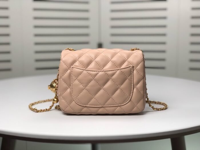 Chanel Cross Body Metal Ball Chain Shoulder Bag Handbag - Image 3