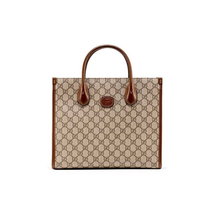⁦Gucci Canvas Tote Bag Handbag Totes Shoulder Bag⁩ - الصورة ⁦1⁩