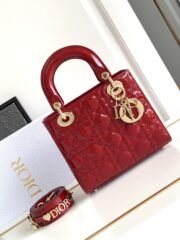 Dior Mini Lady Bag-Lambskin shoulder bag - Image 6