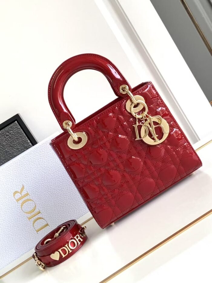 Dior Mini Lady Bag-Lambskin shoulder bag - Image 6