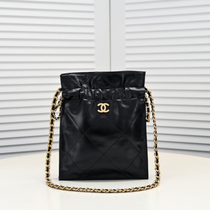 Chanel Drawstring Trash Bag Shoulder Bag Handbag - Image 1