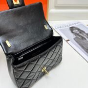 ⁦Chanel 24P Square Fatty Flap Bag Shoulder Bag Crossbody Bag⁩ - الصورة ⁦8⁩