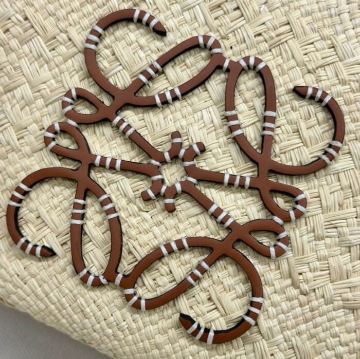 ⁦Loewe Anagram Basket Tote Bag Handbag 10A Top Quality Mirror Version⁩ - الصورة ⁦11⁩