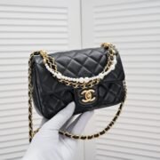 Chanel 24P Pearl Chain Shoulder Bag Handbag - Image 5