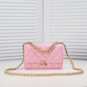 Chanel Soft Sheepskin Chain  Shoulder Bag Handbag