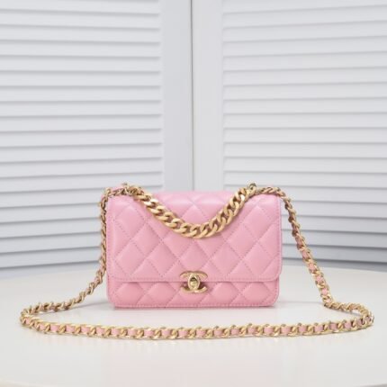 Chanel Soft Sheepskin Chain  Shoulder Bag Handbag