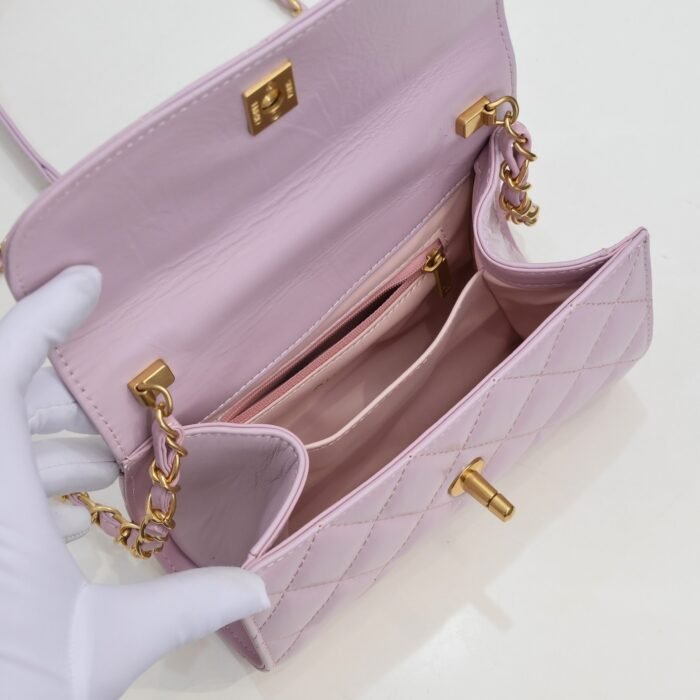 Chanel Handle Double C  Shoulder Bag Handbag - Image 8