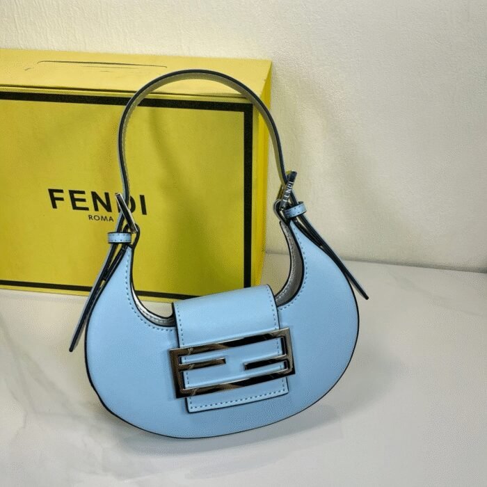 Fendi Cookie Mini Croissant Crescent Handbag Shoulder Bag - Image 3
