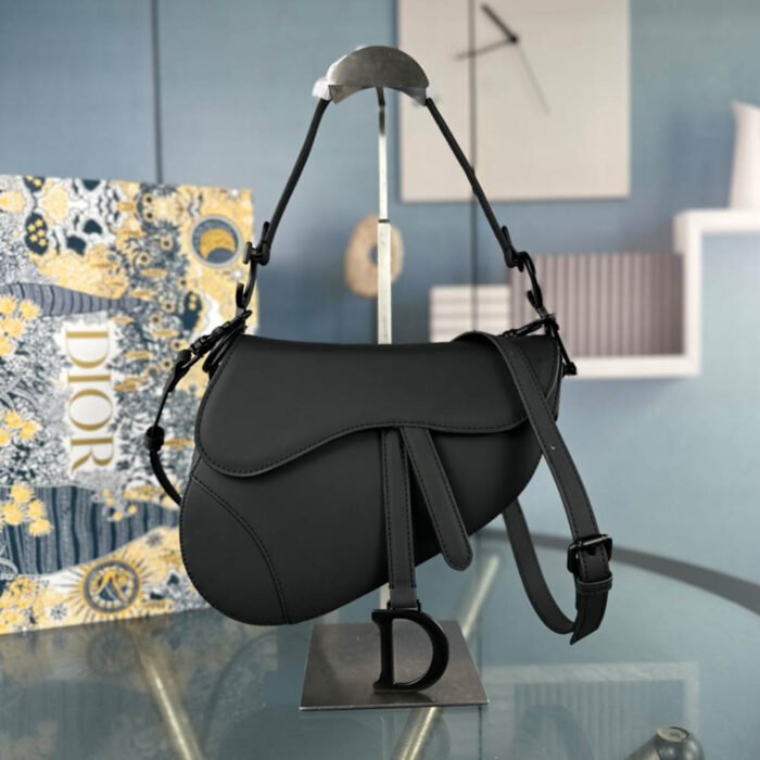 Dior Saddle Bag Matte Leather Shoulder Bag  (Replica) - Image 3