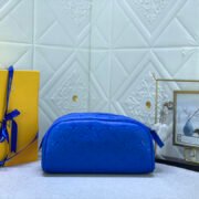 Louis Vuitton LV  Cosmetics Pouch Toiletry Bag Leather Handbag  Shoulder Bag - Image 11