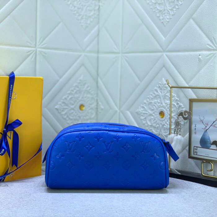 Louis Vuitton LV  Cosmetics Pouch Toiletry Bag Leather Handbag  Shoulder Bag - Image 11