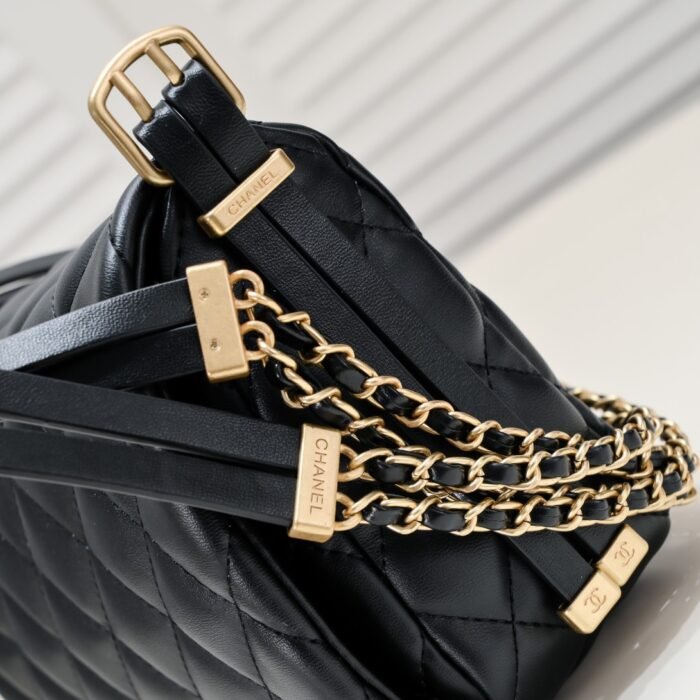 ⁦Chanel 23B Messenger Bag Large Shoulder Bag Handbag⁩ - الصورة ⁦6⁩