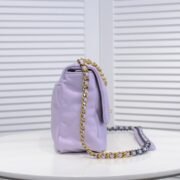 Chanel Lambskin Quilted Medium19 Flap Shoulder Bag Handbag - Image 2