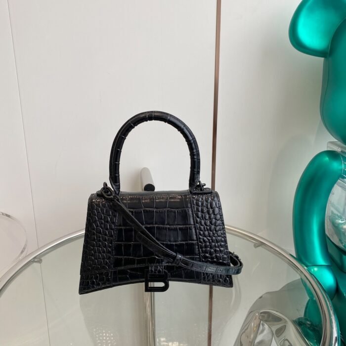 ⁦Balenciaga Hourglass Mini&Small Top Handle Bag⁩ - الصورة ⁦4⁩