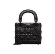 DIOR Lady Dior Diamond Vine Pattern Handbag