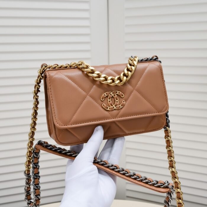 Chanel Woc 3 Colour Metallic Mixed Strap Shoulder Bag Handbag - Image 5