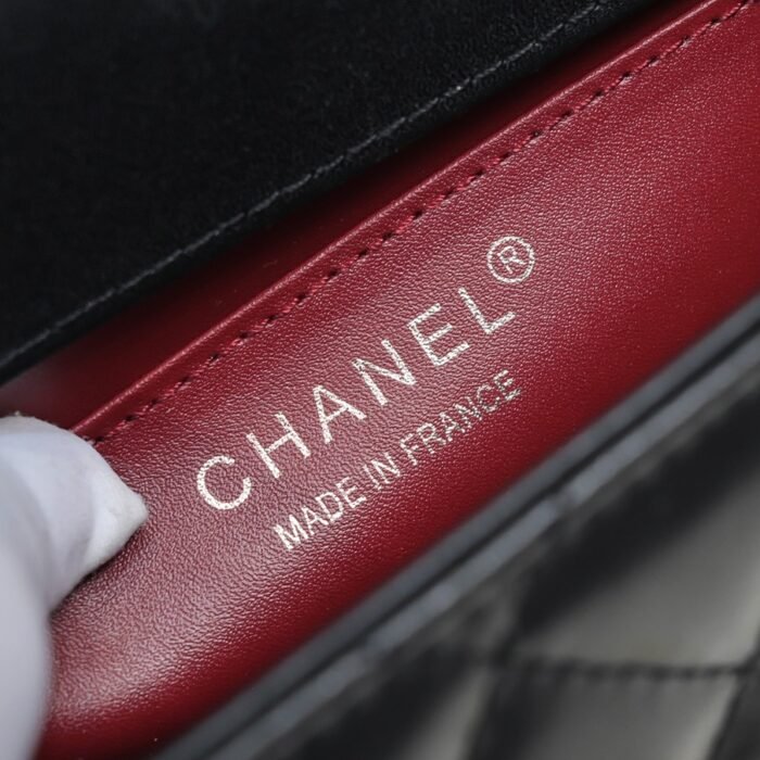 ⁦Chanel WOC Double Gold Ball Chain Shoulder Bag Handbag⁩ - الصورة ⁦9⁩