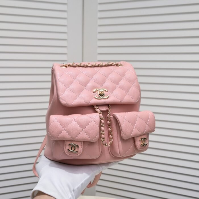 ⁦Chanel 23k Small backpack Backpack Bag Handbag⁩ - الصورة ⁦5⁩