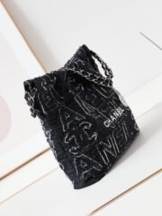 Chanel 10A Handbag Shoulder Bag Top Mirror Quality Version 22bag AS3260 - Image 3