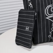 Chanel Cruise Chain Canvas Beach Bag Shopping bag Tote Shoulder Bag Handbag - Image 7