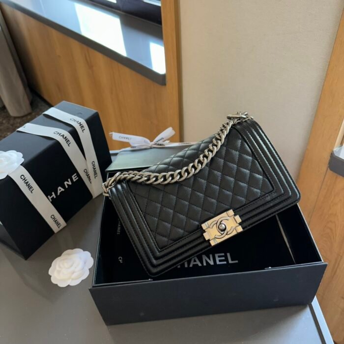 ⁦Chanel Leboy New Medium 25CM Caviar Shoulder Bag⁩ - الصورة ⁦1⁩