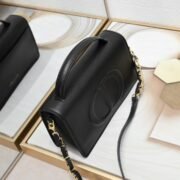 ⁦Dior CD Signature Mini Chain Handbag Shoulder Bag Handbag⁩ - الصورة ⁦6⁩