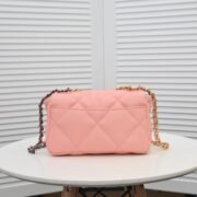 Chanel Lambskin Quilted Small 19 Flap Shoulder Bag Handbag - Image 3