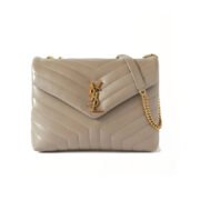 SAINT LAURENT YSL LouLou Medium 32- Quilted Leather Shoulder Bag - Image 4