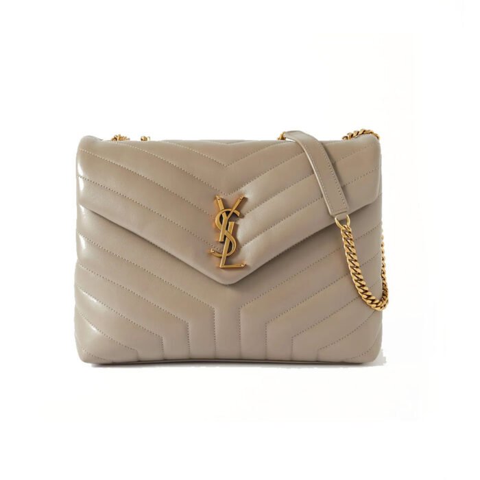 SAINT LAURENT YSL LouLou Medium 32- Quilted Leather Shoulder Bag - Image 4