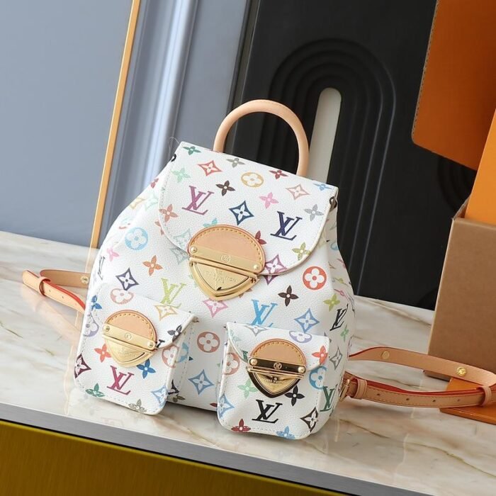 ⁦Louis Vuitton LV Takashi Murakami VENICE Shoulder bag Backpack M13081⁩ - الصورة ⁦2⁩