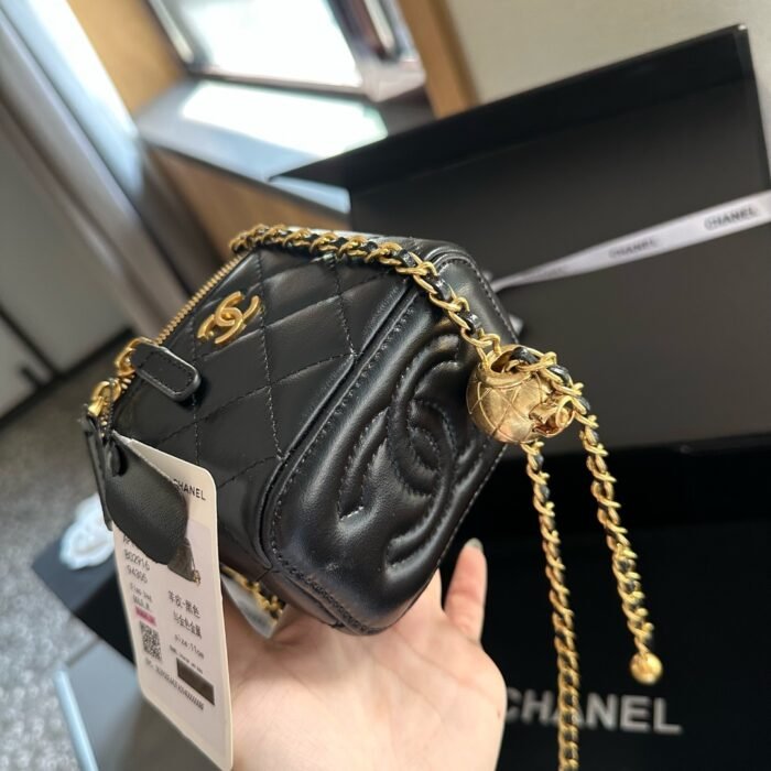 ⁦Chanel Golden Ball Box Bag Cosmetic Bag Shoulder Bag Handbag⁩ - الصورة ⁦8⁩