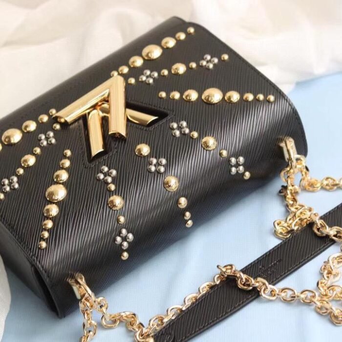 Louis Vuitton LV Twist Denim Tote Shoulder Crossbody Bag - Image 6