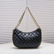 Chanel 23p Crescent Moon Bag Hobo Wristlet Shoulder Bag Handbag
