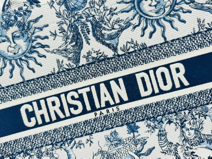 Dior Book Tote Embroider Medium Shoulder Bag Handbag - Image 5