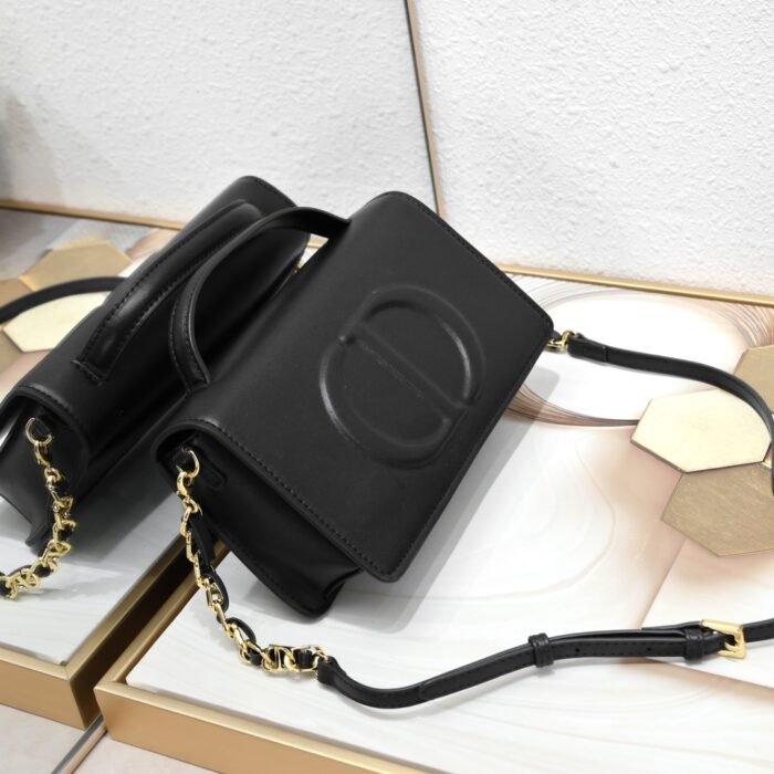 ⁦Dior CD Signature Mini Chain Handbag Shoulder Bag Handbag⁩ - الصورة ⁦2⁩