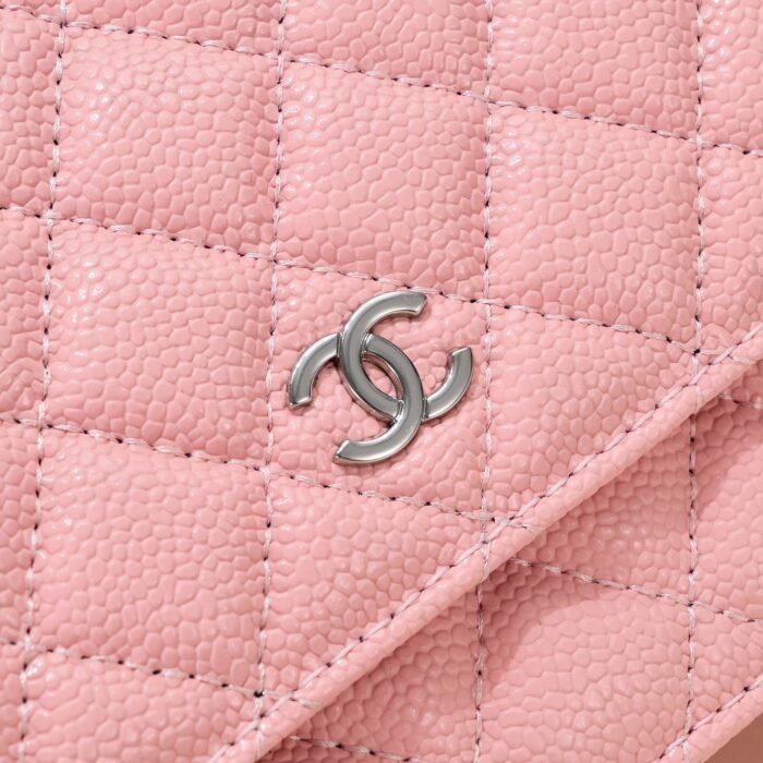 Chanel Woc Caviar Classic Silver Hardware Shoulder Bag Handbag - Image 6