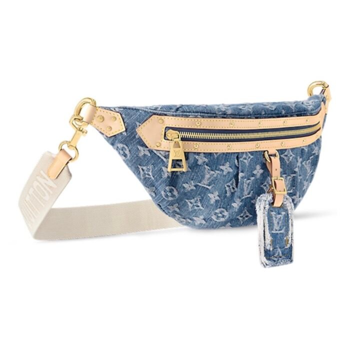 ⁦Louis Vuitton LV Bumbag Denim Bag⁩ - الصورة ⁦2⁩
