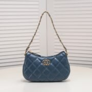 Chanel 23K Double C Hobo Chain Shoulder Bag Handbag - Image 6