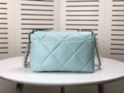 Chanel Lambskin Quilted Medium19 Flap Shoulder Bag Handbag - Image 3