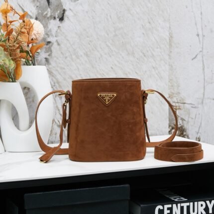 Prada Single Shoulder Handbag Bucket Bag Crossbody Bag